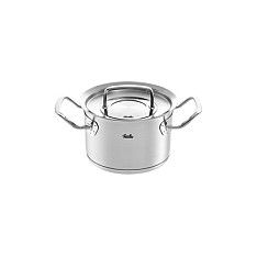Fissler Profi Collection Cacerola 16 cm 2,1 L Acero Inoxidable con Tapa - 084-128-16-000 - Apta para Inducción, Gas y Lavavajillas