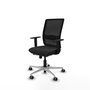 PIQUERAS Y CRESPO Silla de oficina Haches con mecanismo Sincro/Traslack Negro