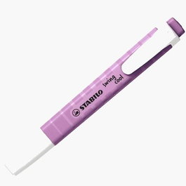 Stabilo Marcador Swing Cool Naturecolors Wildflower - Color Lila Grisáceo (128) - Caja de 10 unidades