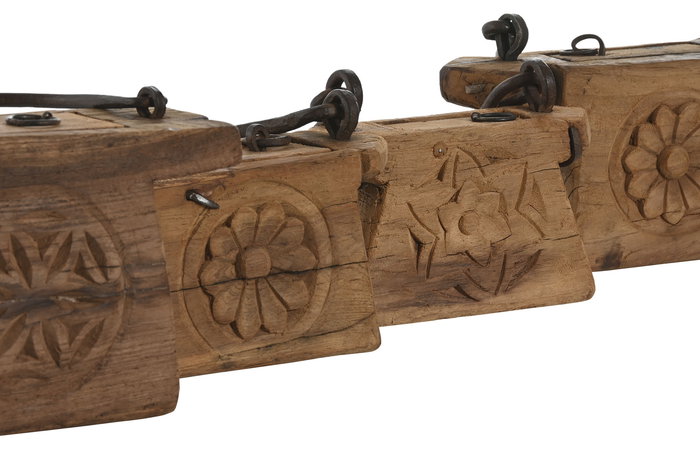 DKD Home Decor Sujetapuertas Marron Oscuro 10 x 14 x 24 cm (4 Unidades) Colección Item Home Vintage DKD Home Decor Sujetapuertas Marron Oscuro 10 x 14 x 24 cm (4 Unidades) Colección Item Home Vintage