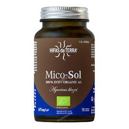 HIFAS DA TERRA Mico Sol (Champiñón Del Sol) Hdt 70Cap. Complemento alimenticio con Vitamina B12 para el sistema inmunitario