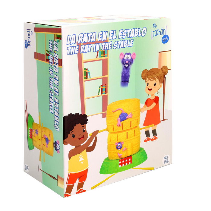 Tachan La Rata En El Establo Juego de Habilidad y Suerte para Motricidad Fina y Coordinación Ojo Mano