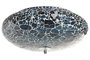 DKD Home Decor Lámpara de Cristal Azul para Techo y Pared