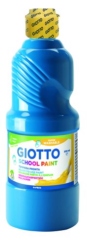 Giotto Témpera Líquida Escolar Lavable Azul Cyan 500 ml Giotto Témpera Líquida Escolar Lavable Azul Cyan 500 ml