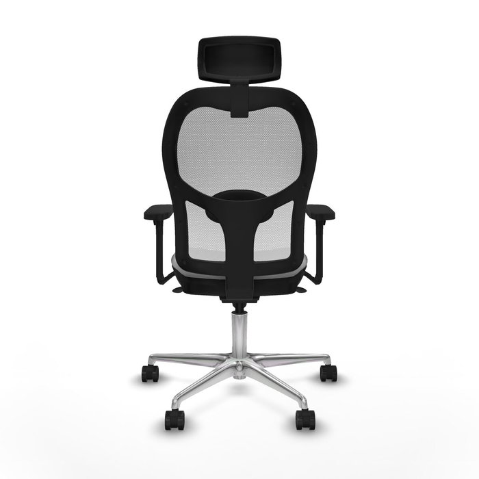 PIQUERAS Y CRESPO Silla de oficina Jorquera con mecanismo Sincro, Gris claro y Blanco PIQUERAS Y CRESPO Silla de oficina Jorquera con mecanismo Sincro, Gris claro y Blanco