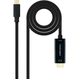Nano Cable 10.15.5135 Cable Conversor USB Tipo-C Macho a HDMI Macho 4K@30Hz 5m Negro