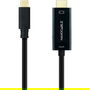 Nano Cable 10.15.5135 Cable Conversor USB Tipo-C Macho a HDMI Macho 4K@30Hz 5m Negro