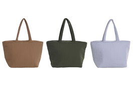 DKD Home Decor Bolsa Térmica Urban Beige Verde 19 x 31 x 52 cm (6 Unidades)