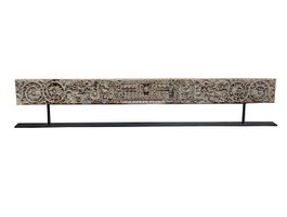 DKD Home Decor Escultura de Madera Tallada Pieza Única 120x6x21 cm