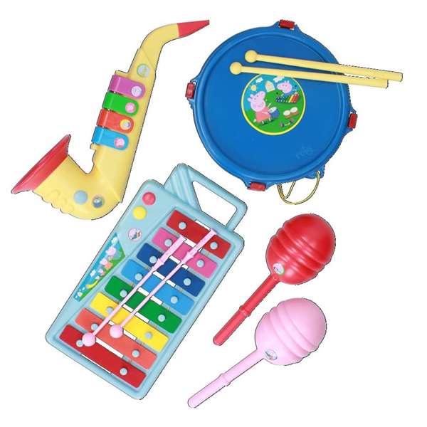 Reig Set Xilófono, Tambor, Saxofón y Maracas para Niños a Partir de 3 Años Reig Set Xilófono, Tambor, Saxofón y Maracas para Niños a Partir de 3 Años
