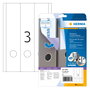 HERMA Etiquetas para Archivador A4 Blanco 61x297 mm, 75 Unidades