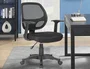 Q-connect Silla Giratoria Respaldo Medio Regulable Altura 870+120mm Profundidad 590mm Color Negro