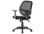Q-connect Silla Giratoria Respaldo Medio Regulable Altura 870+120mm Profundidad 590mm Color Negro