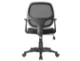 Q-connect Silla Giratoria Respaldo Medio Regulable Altura 870+120mm Profundidad 590mm Color Negro