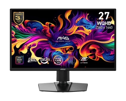 MSI MAG 272QP QD-OLED X24 Monitor Gaming 26.5 pulg QHD 240Hz Negro MSI MAG 272QP QD-OLED X24 Monitor Gaming 26.5 pulg QHD 240Hz Negro
