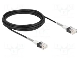 DeLOCK Cable de red RJ45 Cat.6A UTP Slim 5 m negro