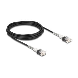 DeLOCK Cable de red RJ45 Cat.6A UTP Slim 5 m Negro