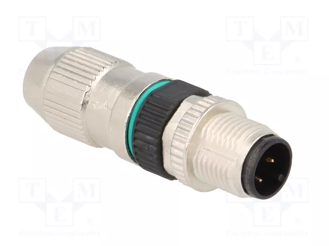 HARTING Conector M12 HARAX de 4 pines, macho, recto