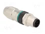 HARTING Conector M12 HARAX de 4 pines, macho, recto