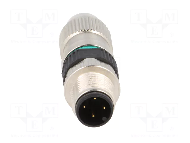 HARTING Conector M12 HARAX de 4 pines, macho, recto