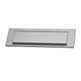 Edm Placa de cartas para puerta de aluminio 25,2 x 7,5 cm