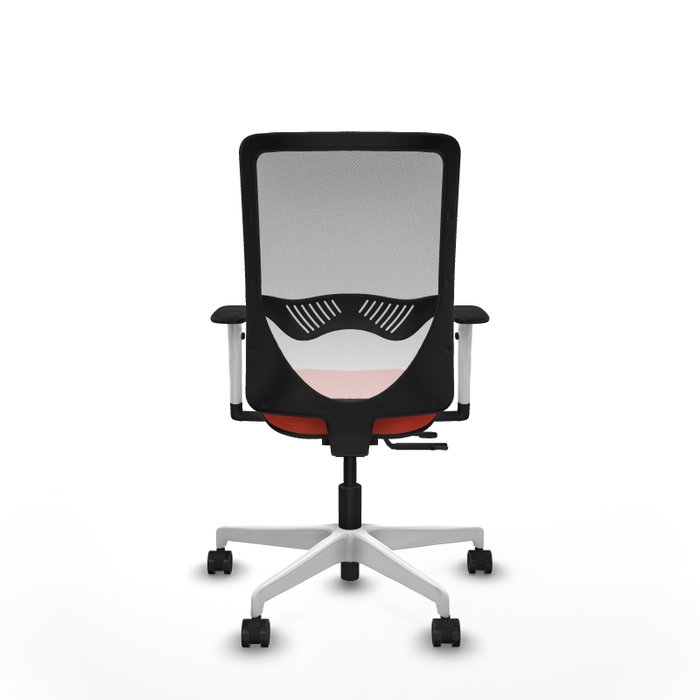 PIQUERAS Y CRESPO Silla de oficina Zulema Naranja oscuro y Blanco PIQUERAS Y CRESPO Silla de oficina Zulema Naranja oscuro y Blanco