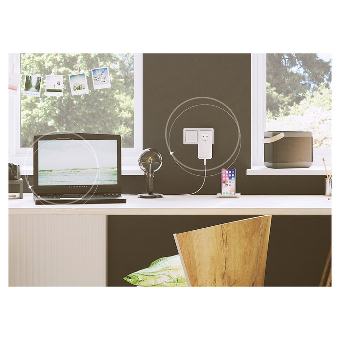 Devolo Magic 2 LAN Powerline Starter Kit - Adaptadores Powerline Ethernet Hasta 2400 Mbit/s, 2 Puertos Gigabit LAN, Blanco, Kit de Inicio para Red de Cable por Corriente Eléctrica