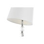 DKD Home Decor Set de 3 Lámparas con Cristal y Metal, 1 de Pie y 2 de Sobremesa