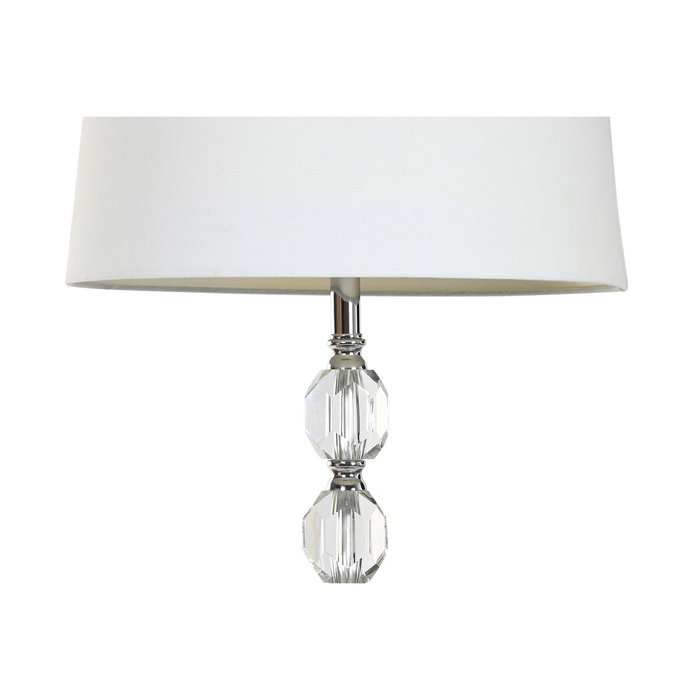 DKD Home Decor Set de 3 Lámparas con Cristal y Metal, 1 de Pie y 2 de Sobremesa DKD Home Decor Set de 3 Lámparas con Cristal y Metal, 1 de Pie y 2 de Sobremesa