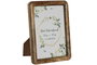 DKD Home Decor Marco de Fotos 13x18 Mango y Cristal Natural Marrón