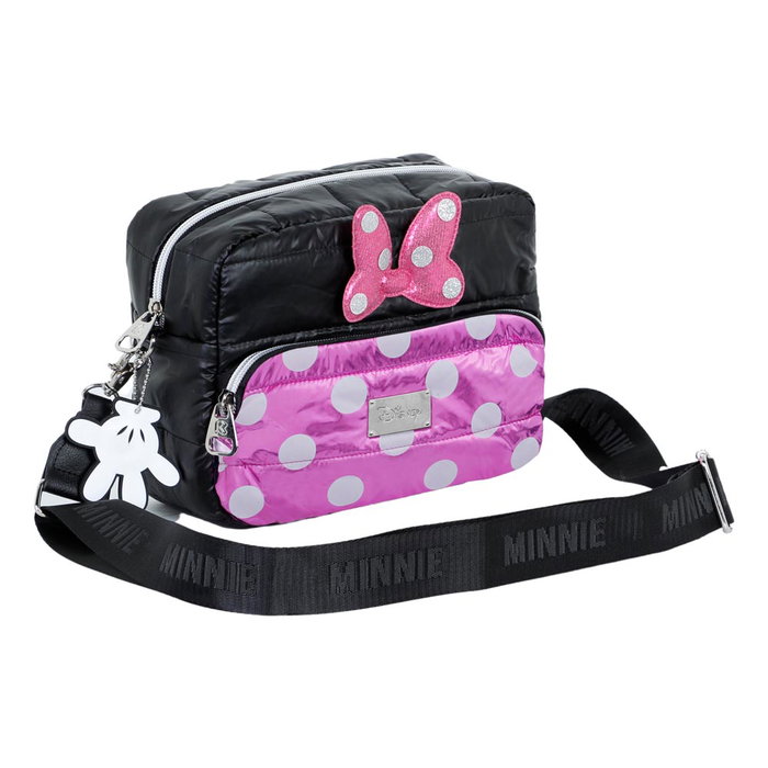 Disney Minnie Mouse Bolso Bandolera IBiscuit Padding Air Negro Nylon Acolchado
