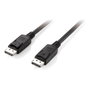 EQUIP Set de 15 Cables DisplayPort 1.2 de 2m 4K/60Hz Negro