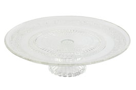 DKD Home Decor Plato Transparente 33 x 9.4 x 33 cm Cristal