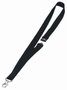 DURABLE Cintas de seguridad para portanombres negras con mosquetón, pack de 10