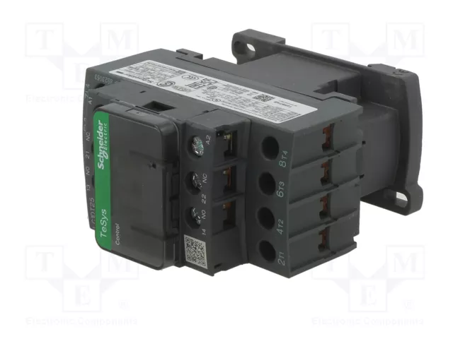 SCHNEIDER ELECTRIC LC1DT25B7 TeSys D Contactor 4-polar 25A 24VAC SCHNEIDER ELECTRIC LC1DT25B7 TeSys D Contactor 4-polar 25A 24VAC