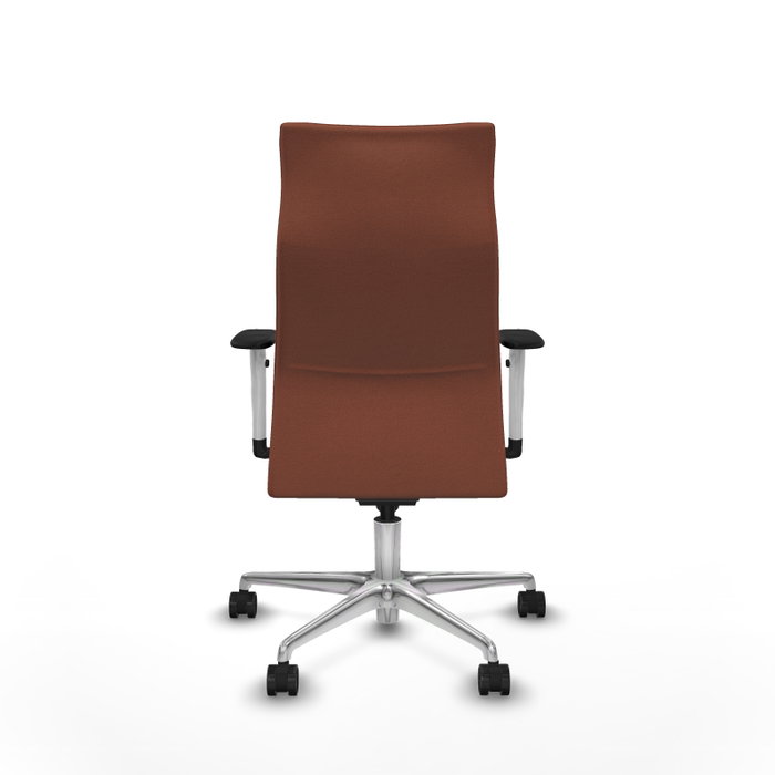 PIQUERAS Y CRESPO Sillón Albacete Marrón con Mecanismo Sincro y Base de Aluminio PIQUERAS Y CRESPO Sillón Albacete Marrón con Mecanismo Sincro y Base de Aluminio