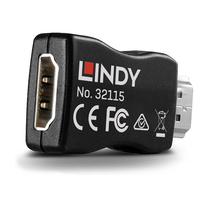 LINDY 32115 EDID Emulador HDMI 2.0 18Gbps Plug and Play - Negro - Resolución 4K 3840x2160 a 75Hz LINDY 32115 EDID Emulador HDMI 2.0 18Gbps Plug and Play - Negro - Resolución 4K 3840x2160 a 75Hz