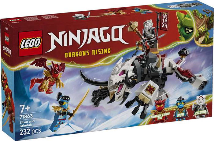 Lego Juego de Construcción Lego Ninjago Bestia Dragón Grimtak y Zilvar
