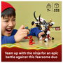 LEGO NINJAGO Zilvar y Bestia Dragón Grimtak 71863