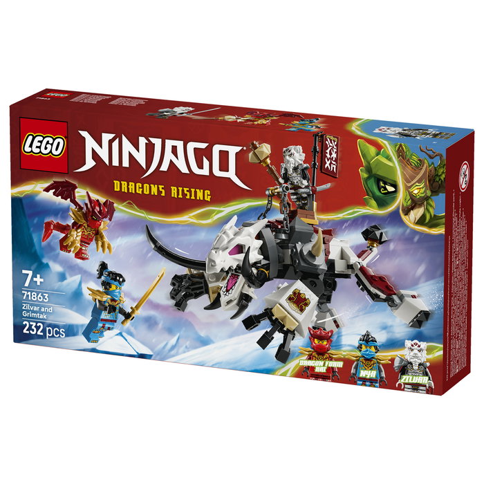 LEGO NINJAGO Zilvar y Grimtak, la Bestia Dragón 71863 LEGO NINJAGO Zilvar y Grimtak, la Bestia Dragón 71863