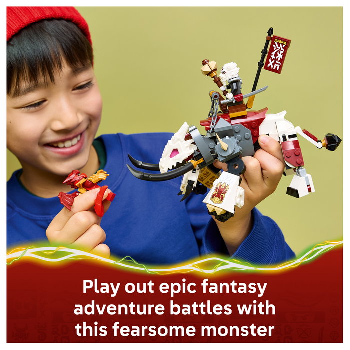 LEGO NINJAGO Zilvar y Bestia Dragón Grimtak 71863