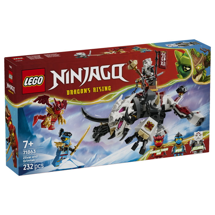 LEGO NINJAGO Zilvar y Grimtak, la Bestia Dragón 71863 LEGO NINJAGO Zilvar y Grimtak, la Bestia Dragón 71863