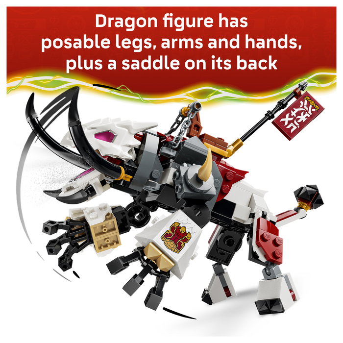 LEGO NINJAGO Zilvar y Bestia Dragón Grimtak 71863
