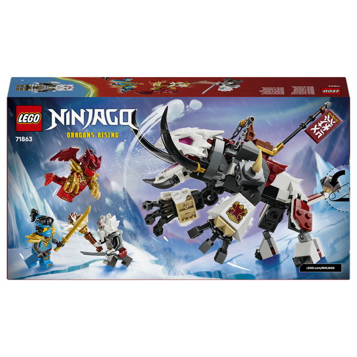 LEGO NINJAGO Zilvar y Bestia Dragón Grimtak 71863