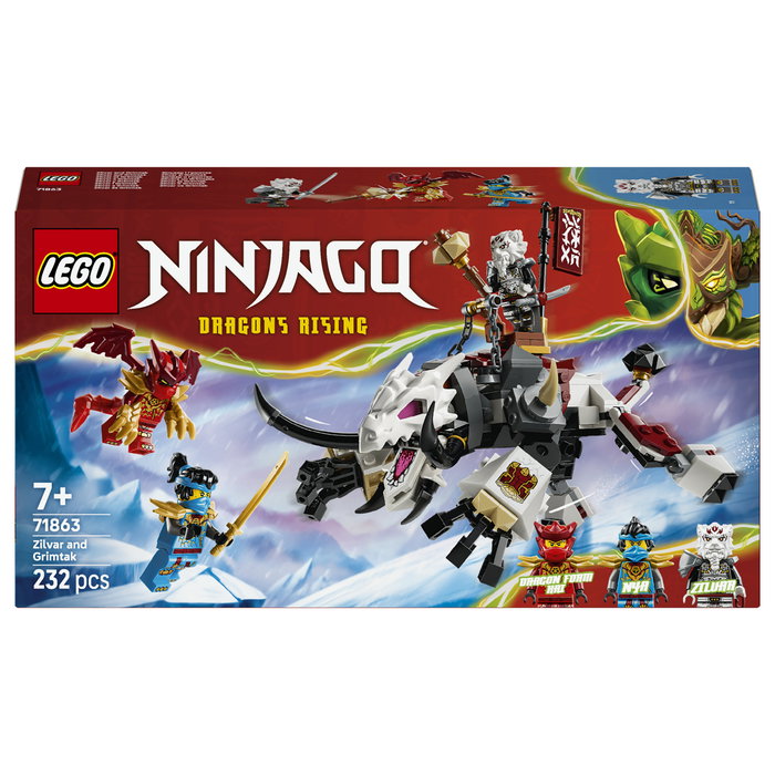 LEGO NINJAGO Zilvar y Grimtak, la Bestia Dragón 71863 LEGO NINJAGO Zilvar y Grimtak, la Bestia Dragón 71863