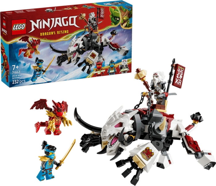 LEGO NINJAGO Zilvar y Grimtak, la Bestia Dragón 71863 LEGO NINJAGO Zilvar y Grimtak, la Bestia Dragón 71863
