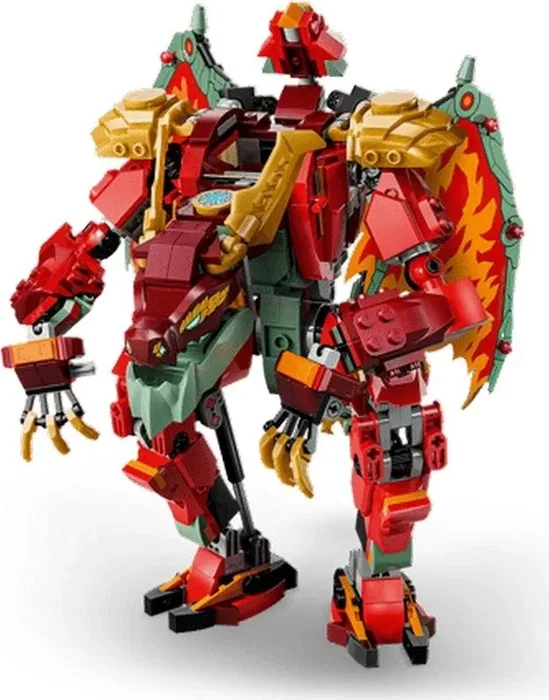 LEGO Ninjago Meca Dragón Transformable Wyldfyre 71868 Set de Construcción 821 Piezas +9 Años
