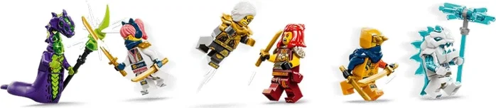 LEGO Ninjago Meca Dragón Transformable Wyldfyre 71868 Set de Construcción 821 Piezas +9 Años