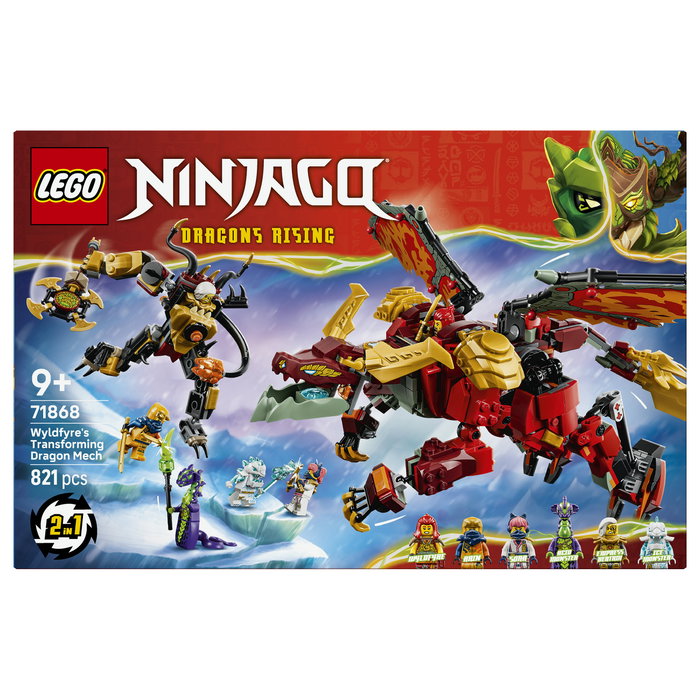 LEGO NINJAGO Meca Dragón Transformable de Wyldfyre 71868 LEGO NINJAGO Meca Dragón Transformable de Wyldfyre 71868