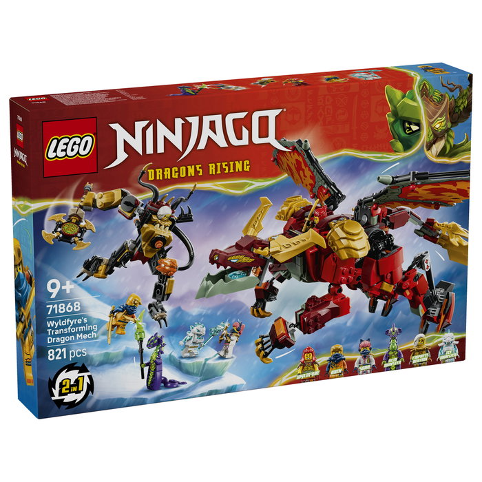 LEGO NINJAGO Meca Dragón Transformable de Wyldfyre 71868 LEGO NINJAGO Meca Dragón Transformable de Wyldfyre 71868